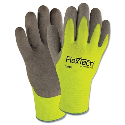 HI VIS THERMAL SYNTHETICKNIT GLOVE WITH NITRILE